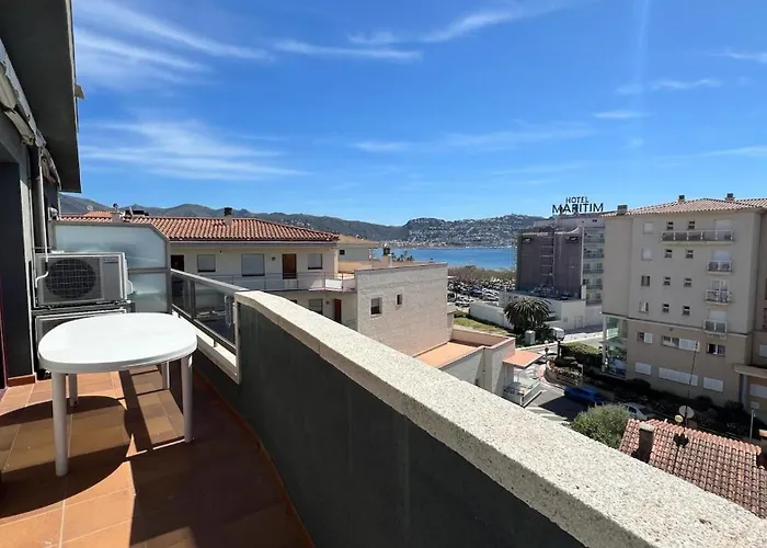Bonito Duplex Con Vista Mar Y Aparcamiento Av-02 Apartmán Roses